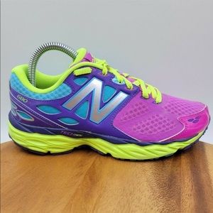New Balance 680v3 Neon Athletic Running Sneaker Shoe Women's 6.5 B W680LC3